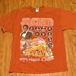 Soul Train Orange Graphic T-Shirt
